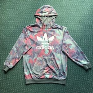 Adidas Pastel Camo Sweatshirt - Size M